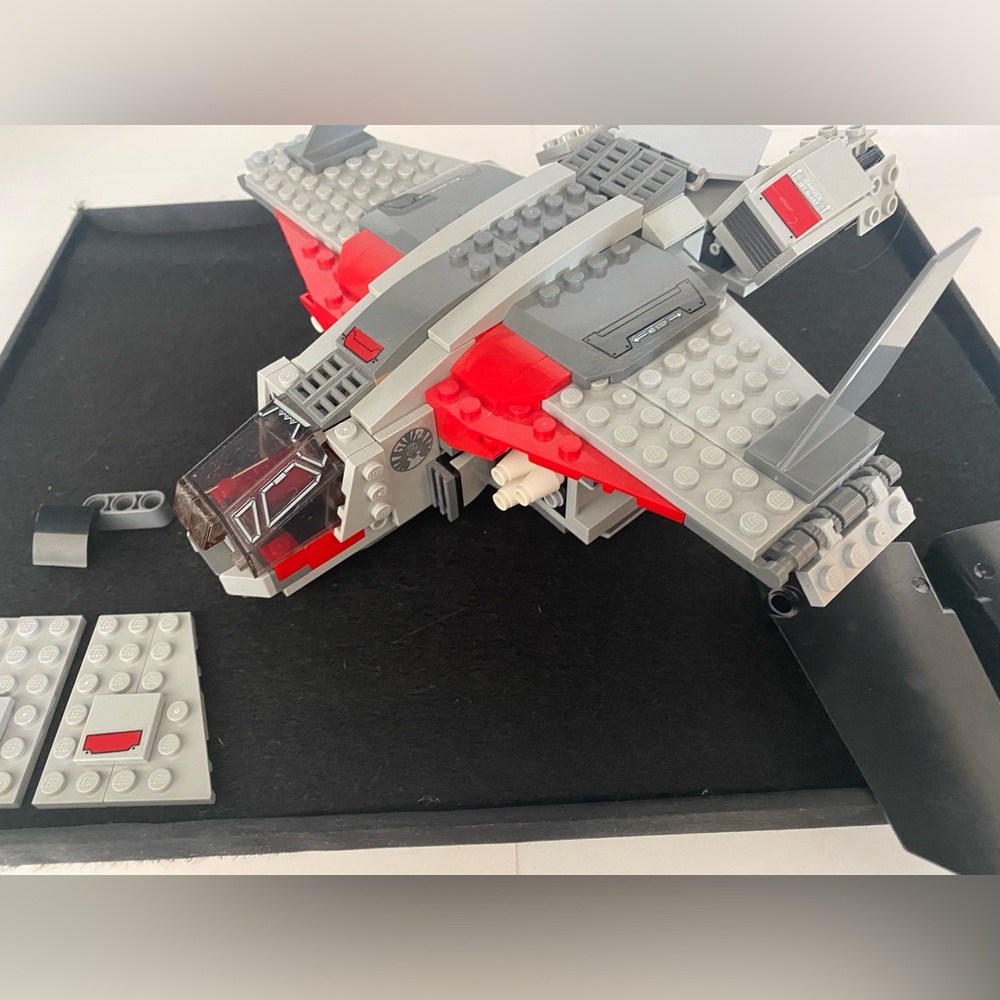 LEGO Fighter Jet assembled w some pieces missing - Picture 5 of 5
